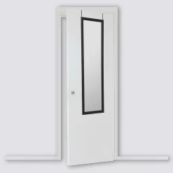 Miroir de porte 125x35 cm, Bois