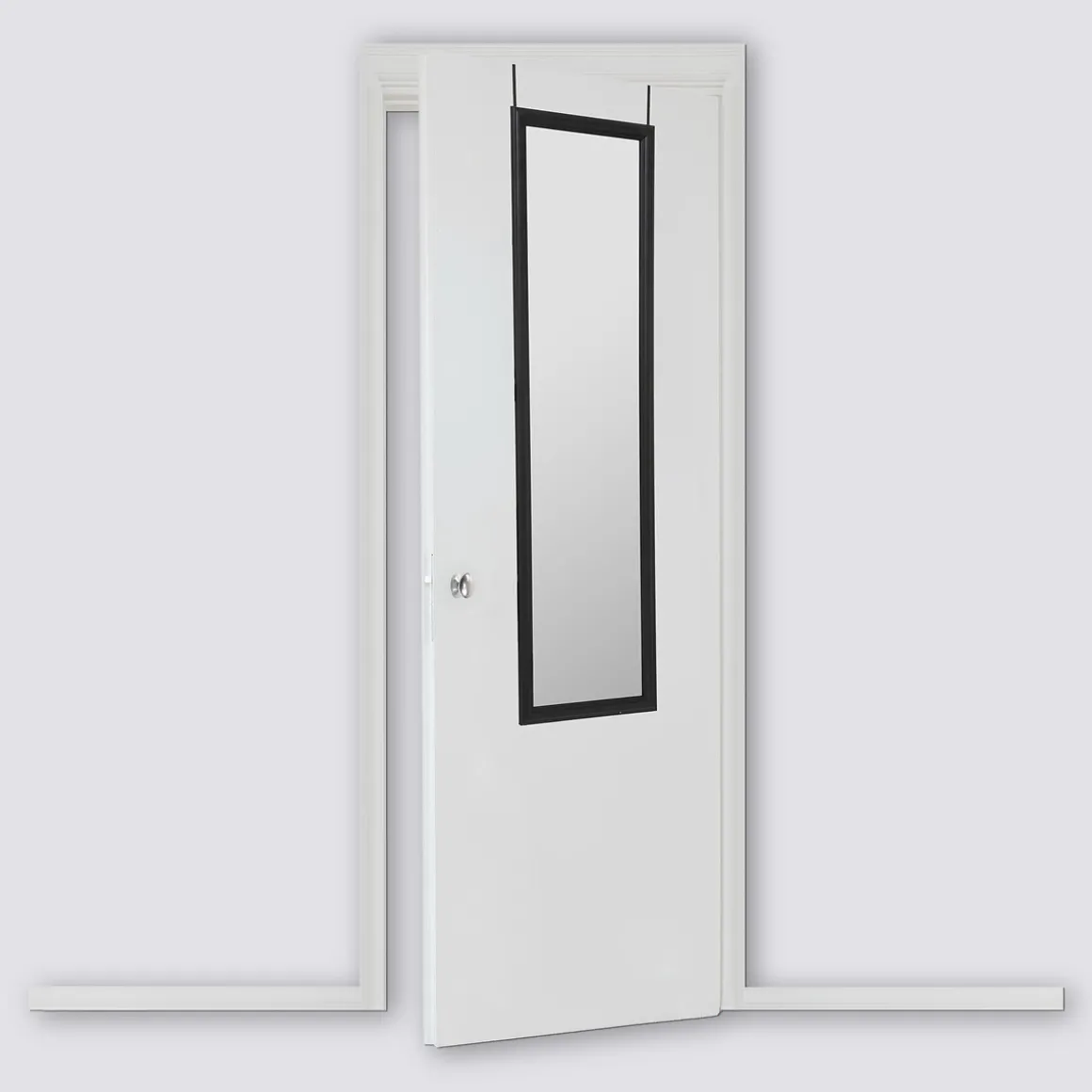Miroir de porte 125x35 cm, Bois