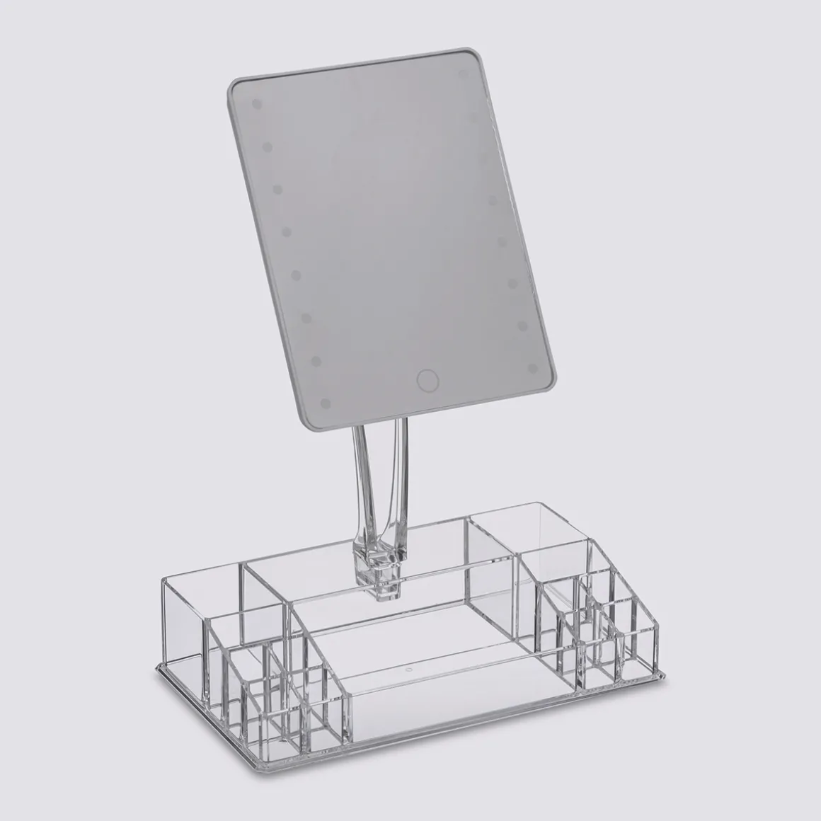 Miroir led 14 compartiments, Transparent