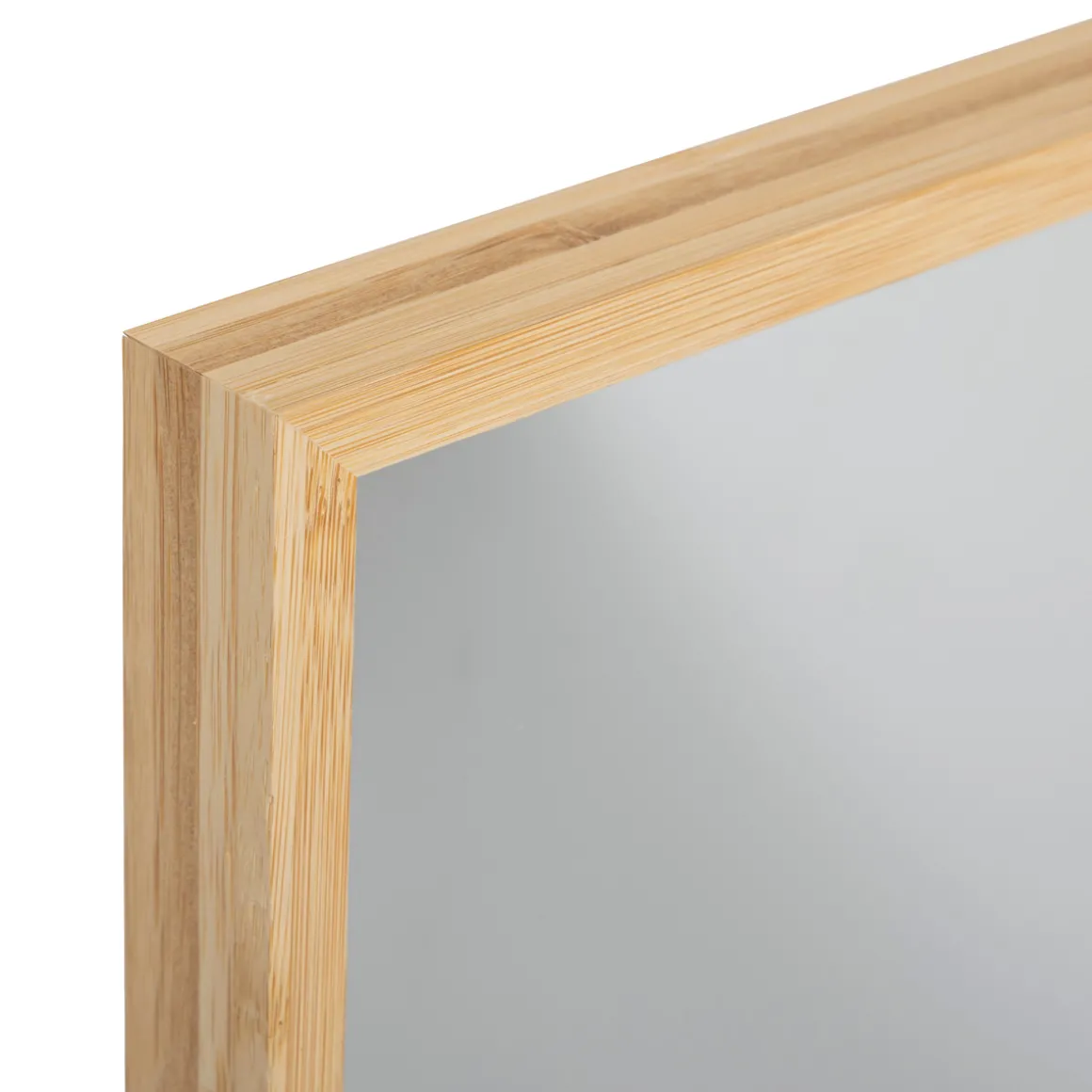Miroir mural 125x35cm, Bambou