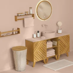 Miroir rond à led 57cm
