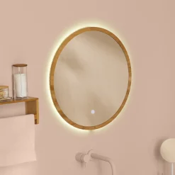 Miroir rond à led 57cm