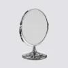 Miroir rond avec pied métal D17cm