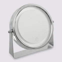 Miroir rond et rotatif à led 19 cm