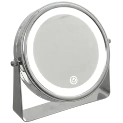 Miroir rond et rotatif à led 19 cm