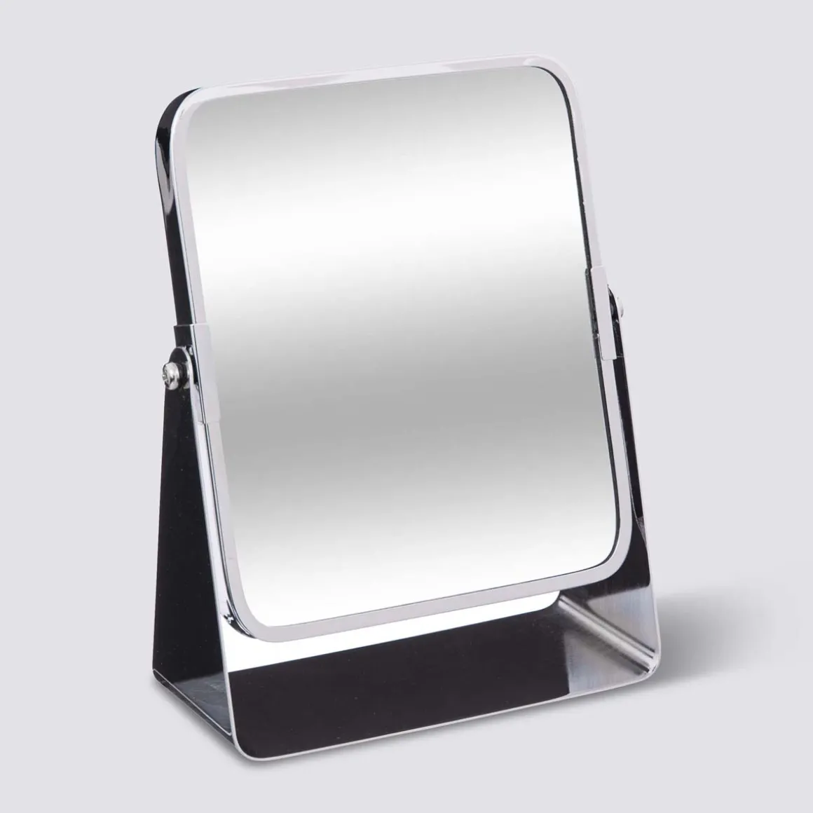 Miroir sur pied pivotant, Métal