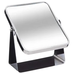 Miroir sur pied pivotant, Métal