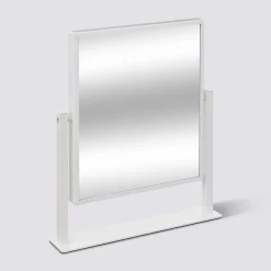 Miroir sur pied rectangle, Blanc