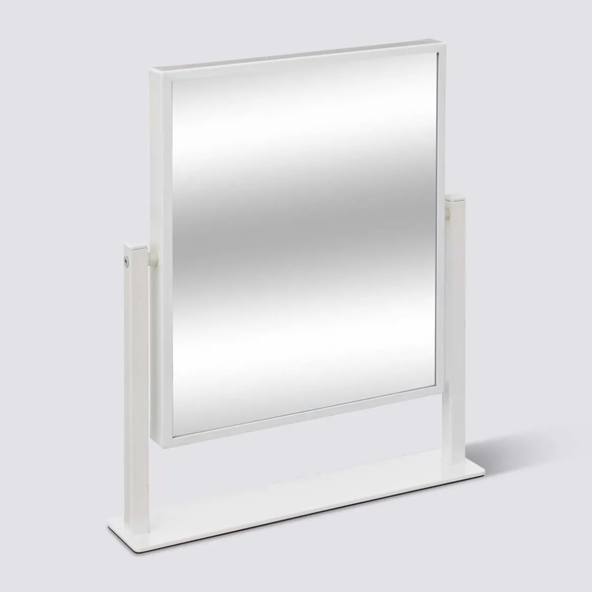 Miroir sur pied rectangle, Blanc