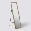 Miroir sur pied 155x35 cm, Bois