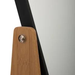 Miroir 16x22 cm bambou, Noir