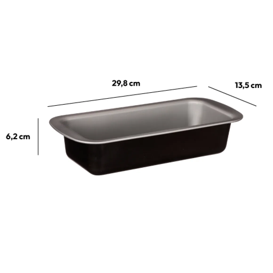 Moule à cake métal 29cm
