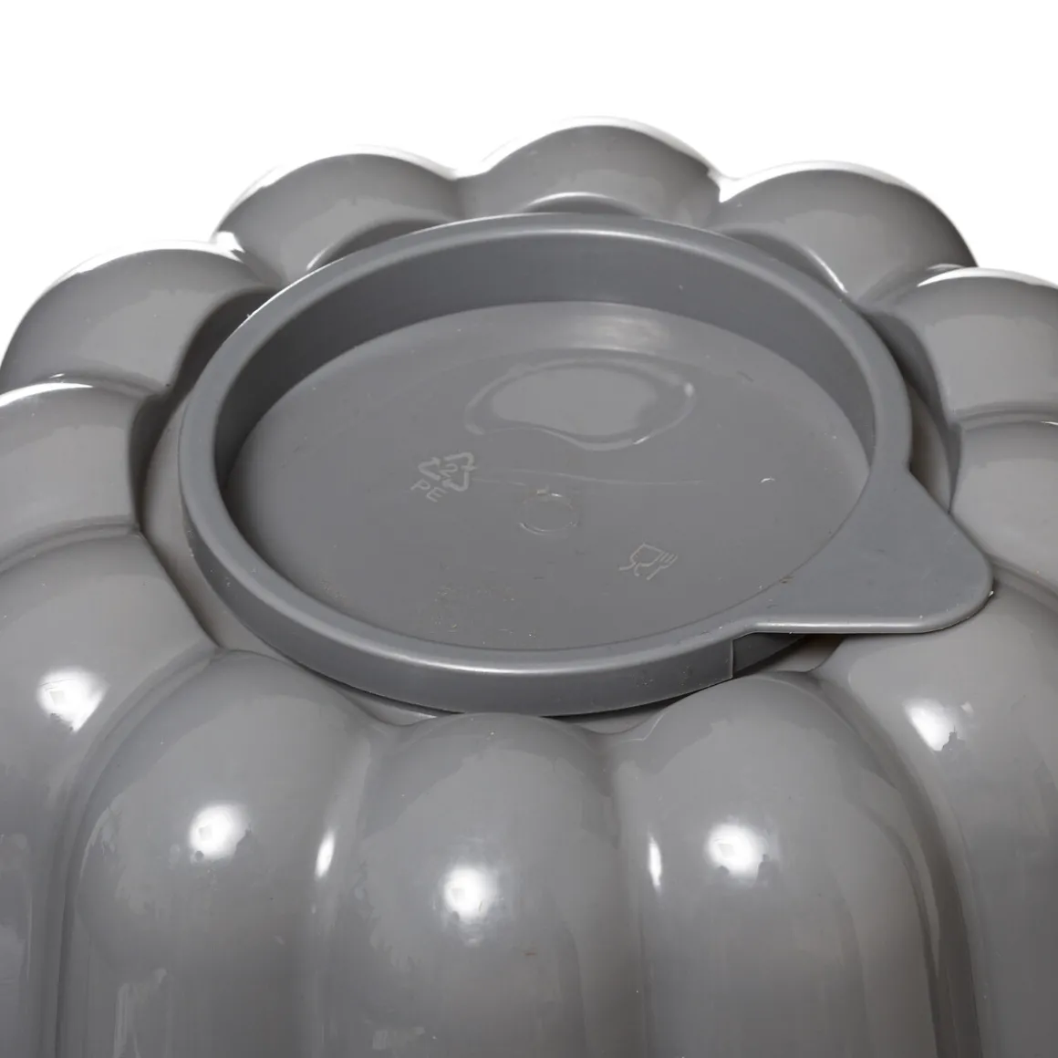 Moule à charlotte 21cm silicone, Gris
