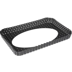 Moule à fond perforé métal 31x21cm