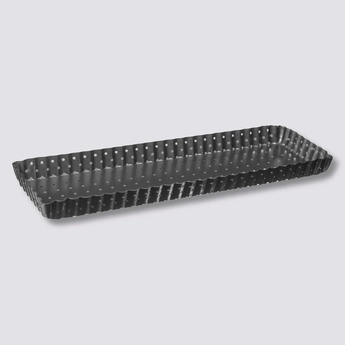 Moule à fond perforé métal 35x11cm
