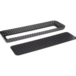 Moule à fond perforé métal 35x11cm