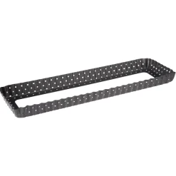 Moule à fond perforé métal 35x11cm