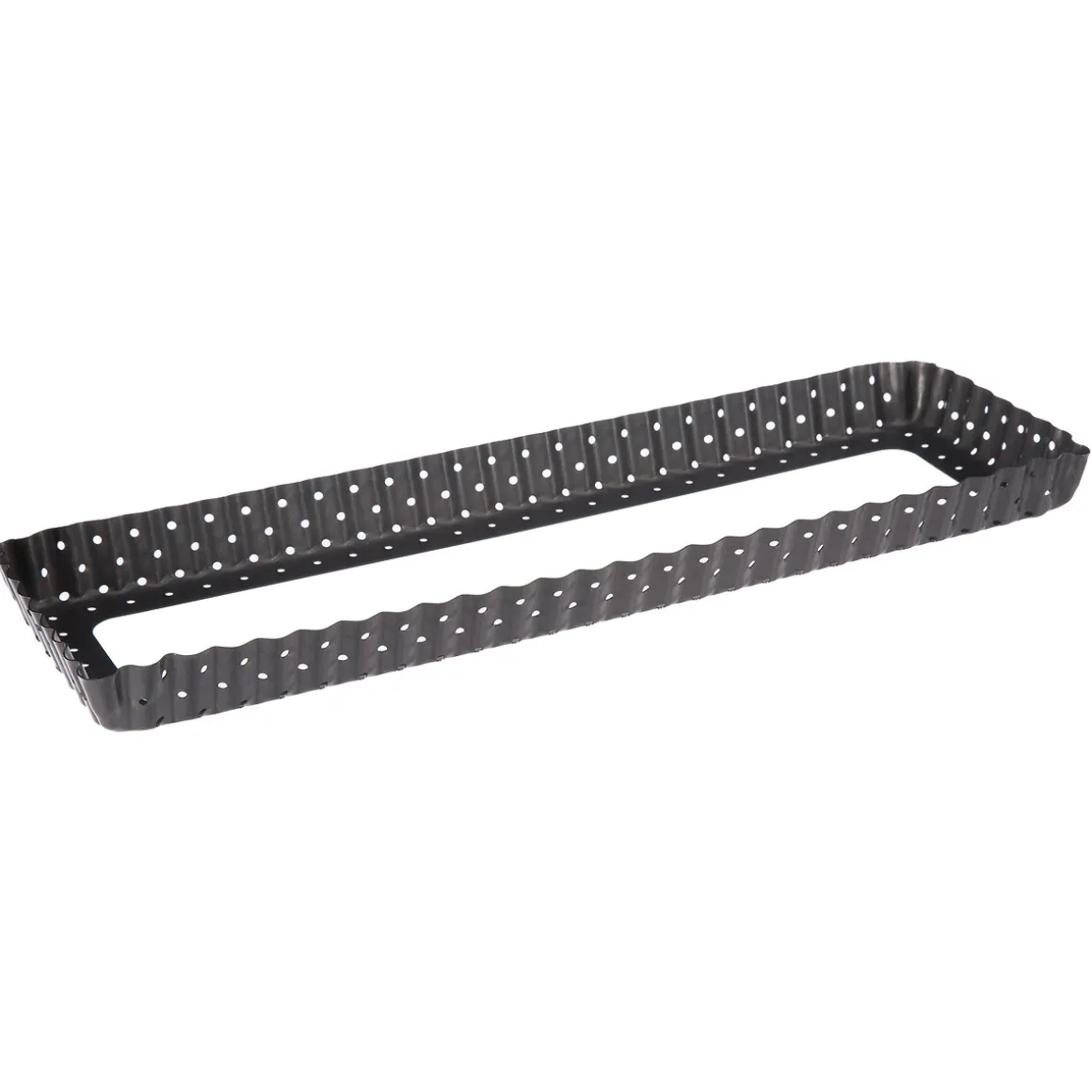 Moule à fond perforé métal 35x11cm