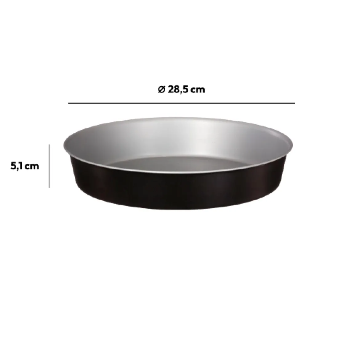 Moule à manqué métal 28cm