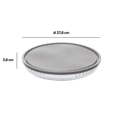 Moule à tarte avec couvercle 27cm