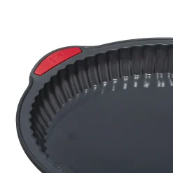 Moule à tarte 26cm silicone- Noir,rouge