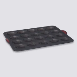Moule 20 tartelettes silicone - Noir, rouge