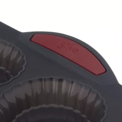 Moule 20 tartelettes silicone - Noir, rouge