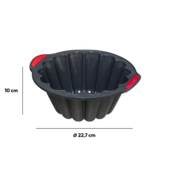 Moule Charlotte silicone- Noir,rouge