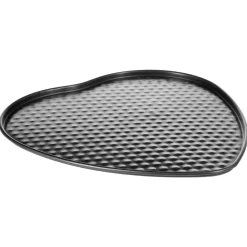 Moule coeur démontable métal, 24cm