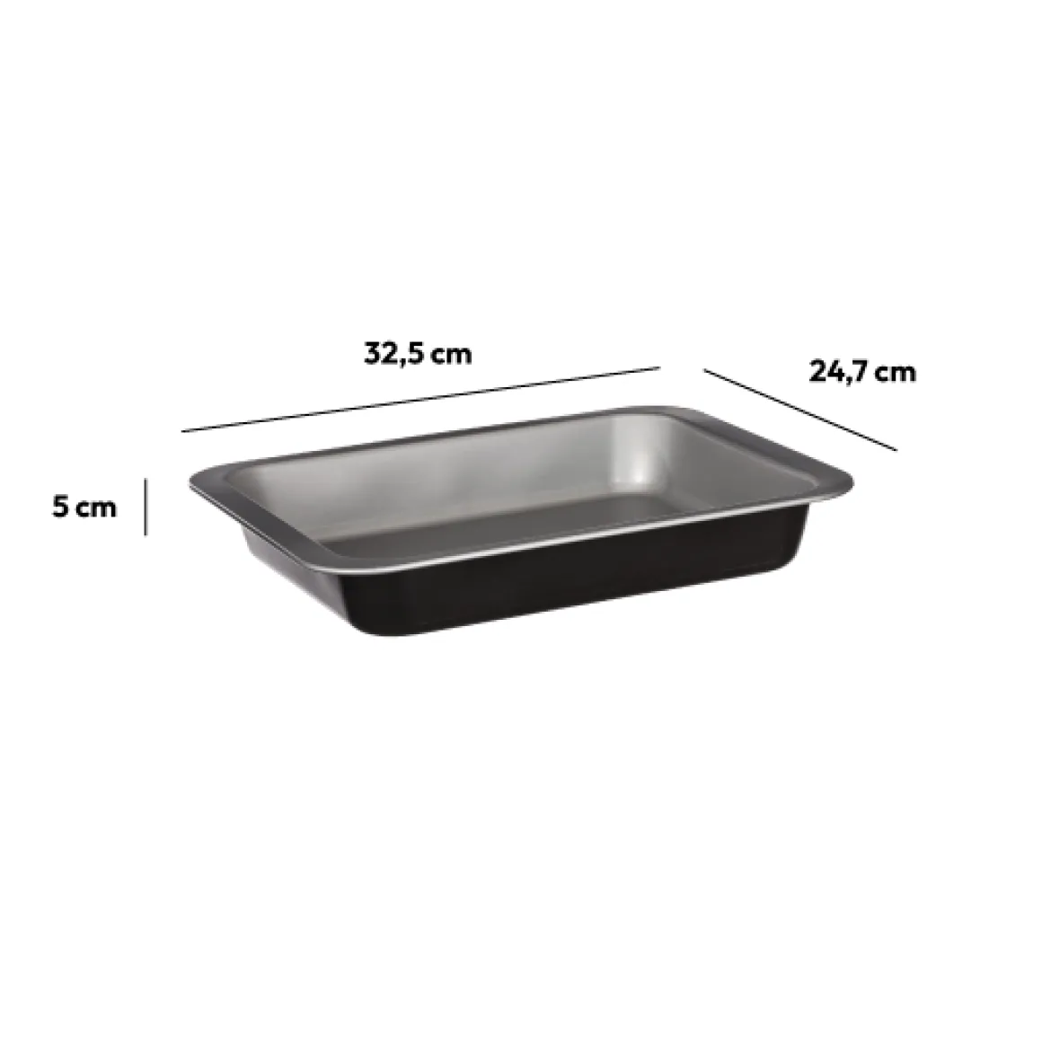 Moule rectangulaire métal 32x24cm