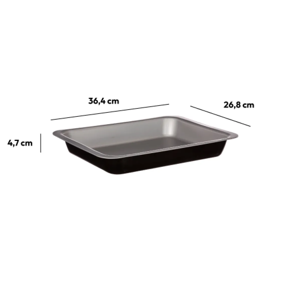 Moule rectangulaire métal 36x26cm
