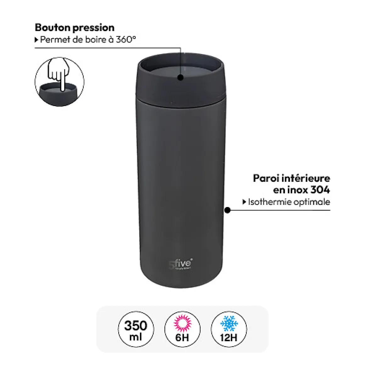 Mug isotherme 0,35L