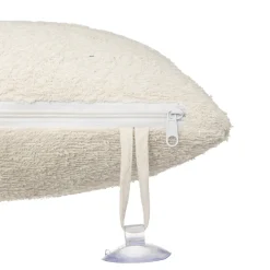 Oreiller de bain coton, fixation ventouse