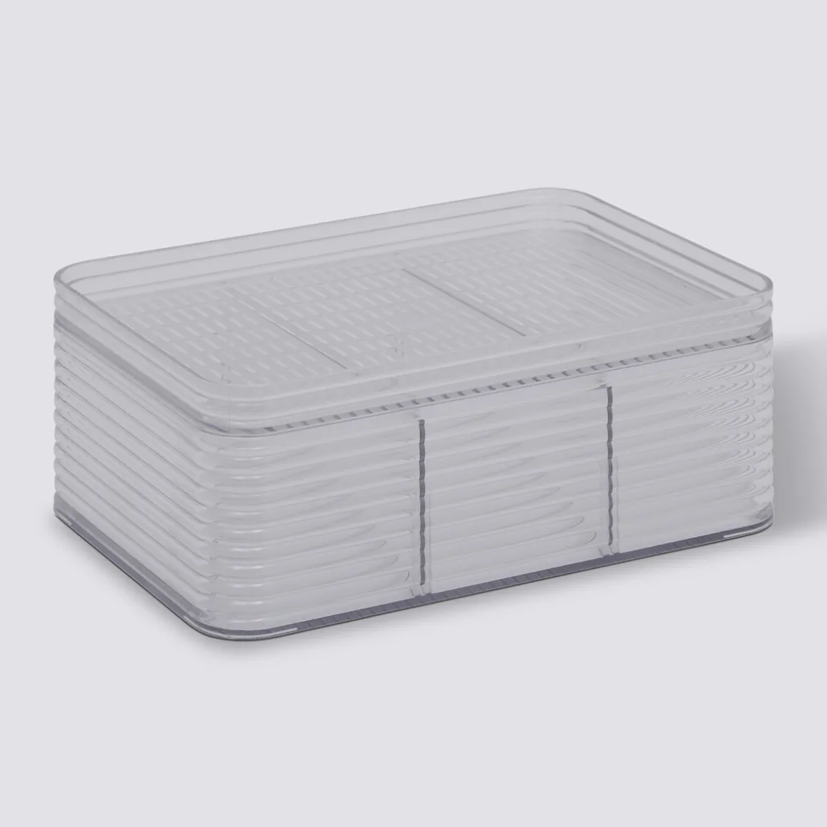 Organisateur 3 compartiments, Transparent