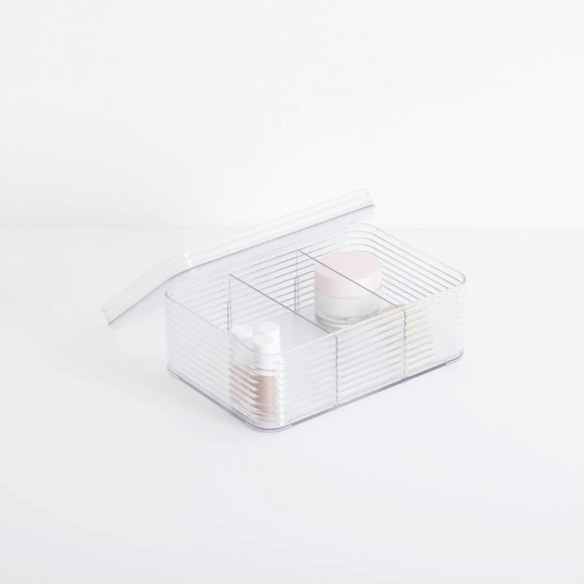 Organisateur 3 compartiments, Transparent