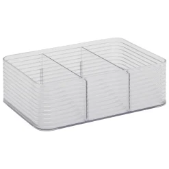 Organisateur 3 compartiments, Transparent