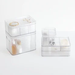 Organisateur 3 compartiments, Transparent