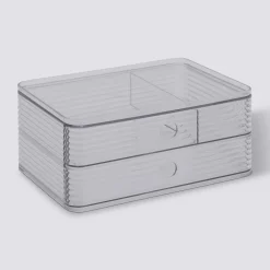 Organisateur 3 compartiments, Transparent