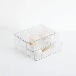 Organisateur 3 compartiments, Transparent