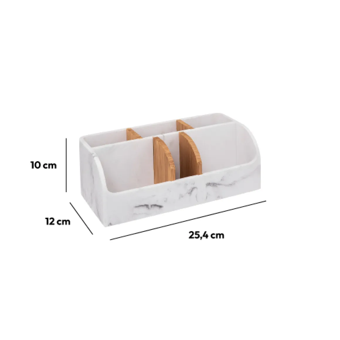 Organiseur 6 bacs, Effet marbre