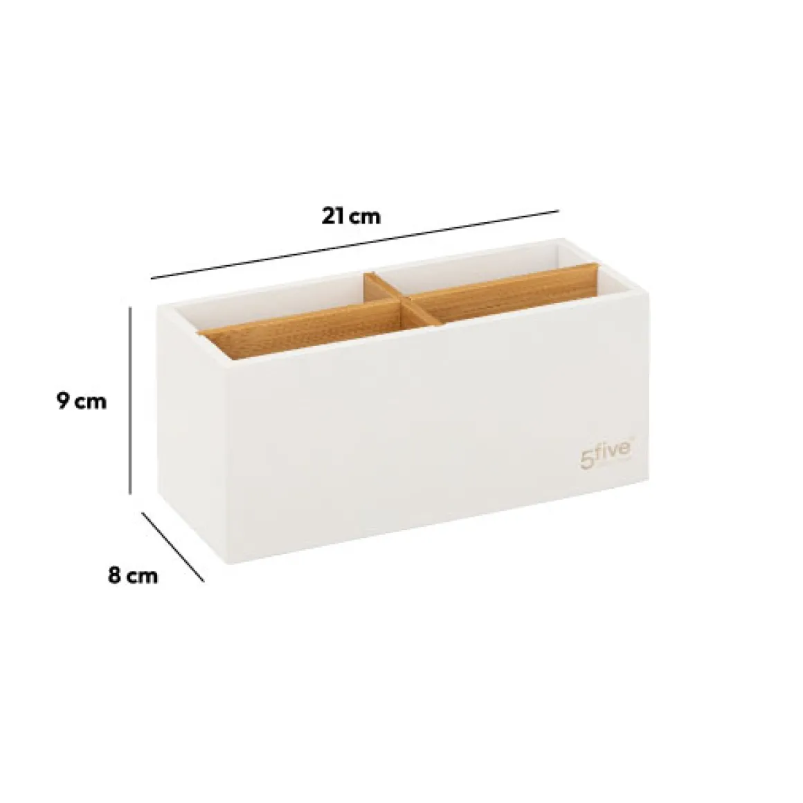Organiseur 4 compartiments, Blanc