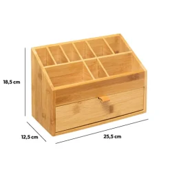 Organiseur 1 tiroir, lanière cuir