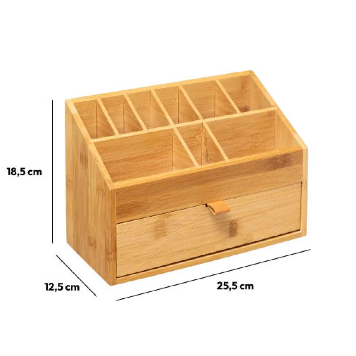 Organiseur 1 tiroir, lanière cuir