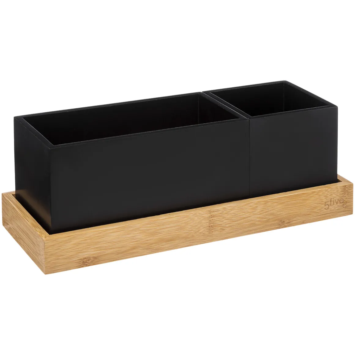 Organiseur amovible bambou, Noir