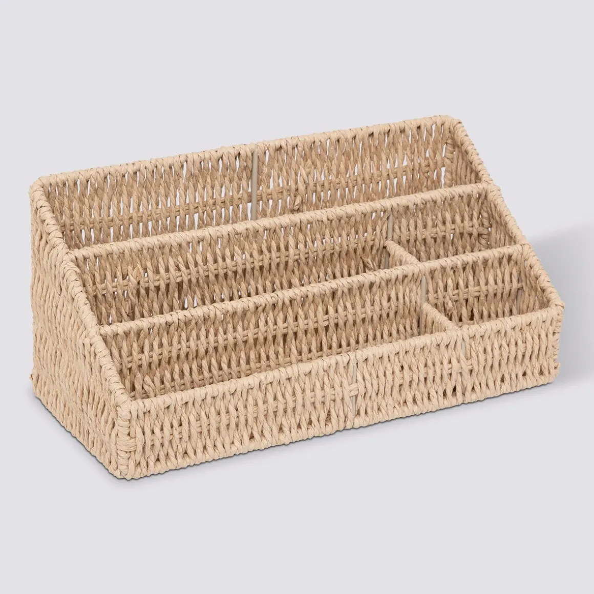 Organiseur avec compartiments, Papier tressé