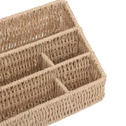 Organiseur avec compartiments, Papier tressé