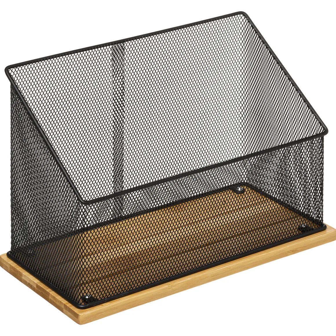 Organiseur de bureau - Bambou, noir