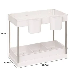 Organiseur, L.40,7 cm, Beige