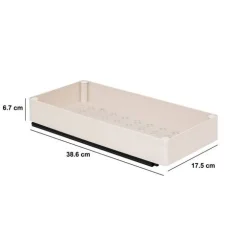 Organiseur, L.38,6 cm, Beige