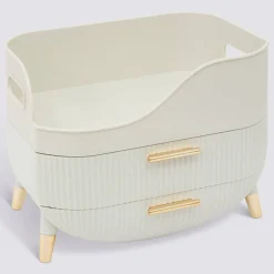 Organiseur, l.26 cm, Beige